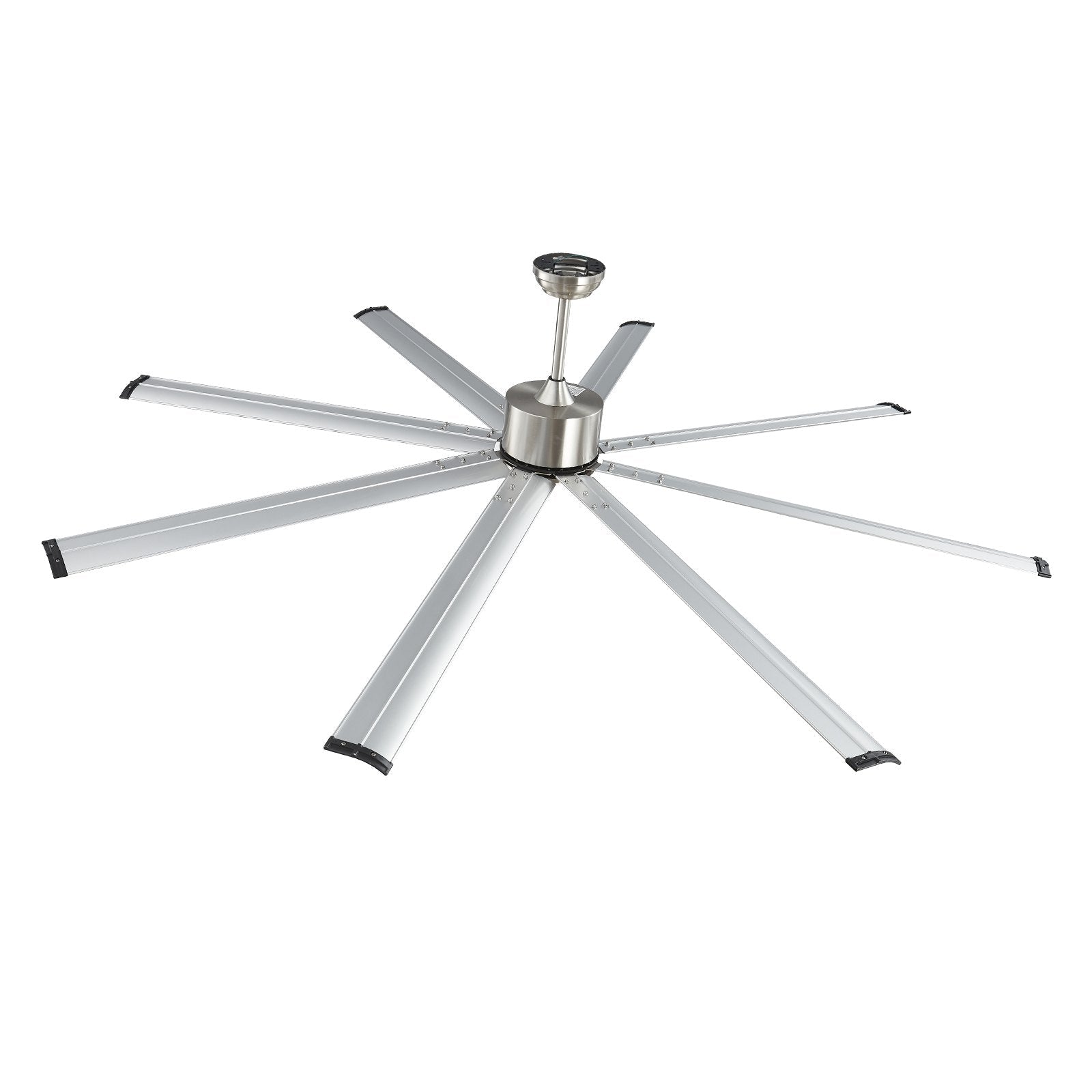 213 cm Ceiling Fan No Light, 6 - Speed Remote Control, Aluminum 8 - Blade, Reversible DC Motor, Modern Low Profile Flush Mount Fan for Bedroom, Living Room, Patio, Indoor/Outdoor, Brushed Nickel - Electronics > Computers & Tablets > Desktops & Accessories - Rivercity House & Home Co. (ABN 18 642 972 209) - Affordable Modern Furniture Australia