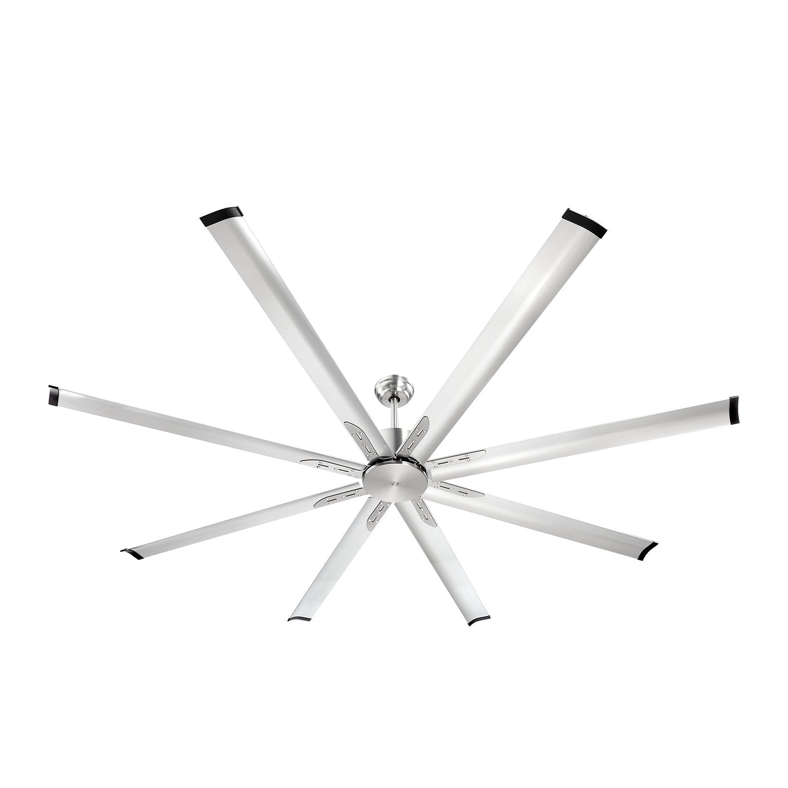 213 cm Ceiling Fan No Light, 6 - Speed Remote Control, Aluminum 8 - Blade, Reversible DC Motor, Modern Low Profile Flush Mount Fan for Bedroom, Living Room, Patio, Indoor/Outdoor, Brushed Nickel - Electronics > Computers & Tablets > Desktops & Accessories - Rivercity House & Home Co. (ABN 18 642 972 209) - Affordable Modern Furniture Australia