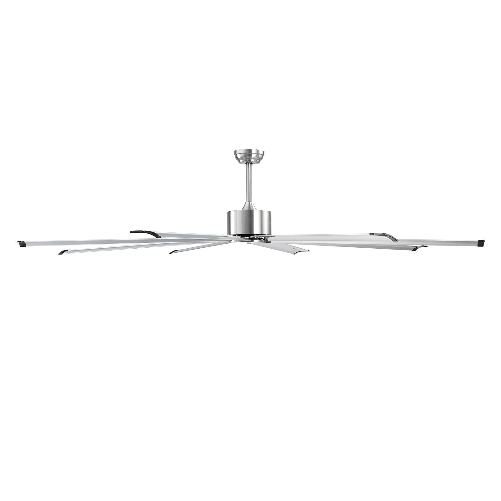213 cm Ceiling Fan No Light, 6 - Speed Remote Control, Aluminum 8 - Blade, Reversible DC Motor, Modern Low Profile Flush Mount Fan for Bedroom, Living Room, Patio, Indoor/Outdoor, Brushed Nickel - Electronics > Computers & Tablets > Desktops & Accessories - Rivercity House & Home Co. (ABN 18 642 972 209) - Affordable Modern Furniture Australia