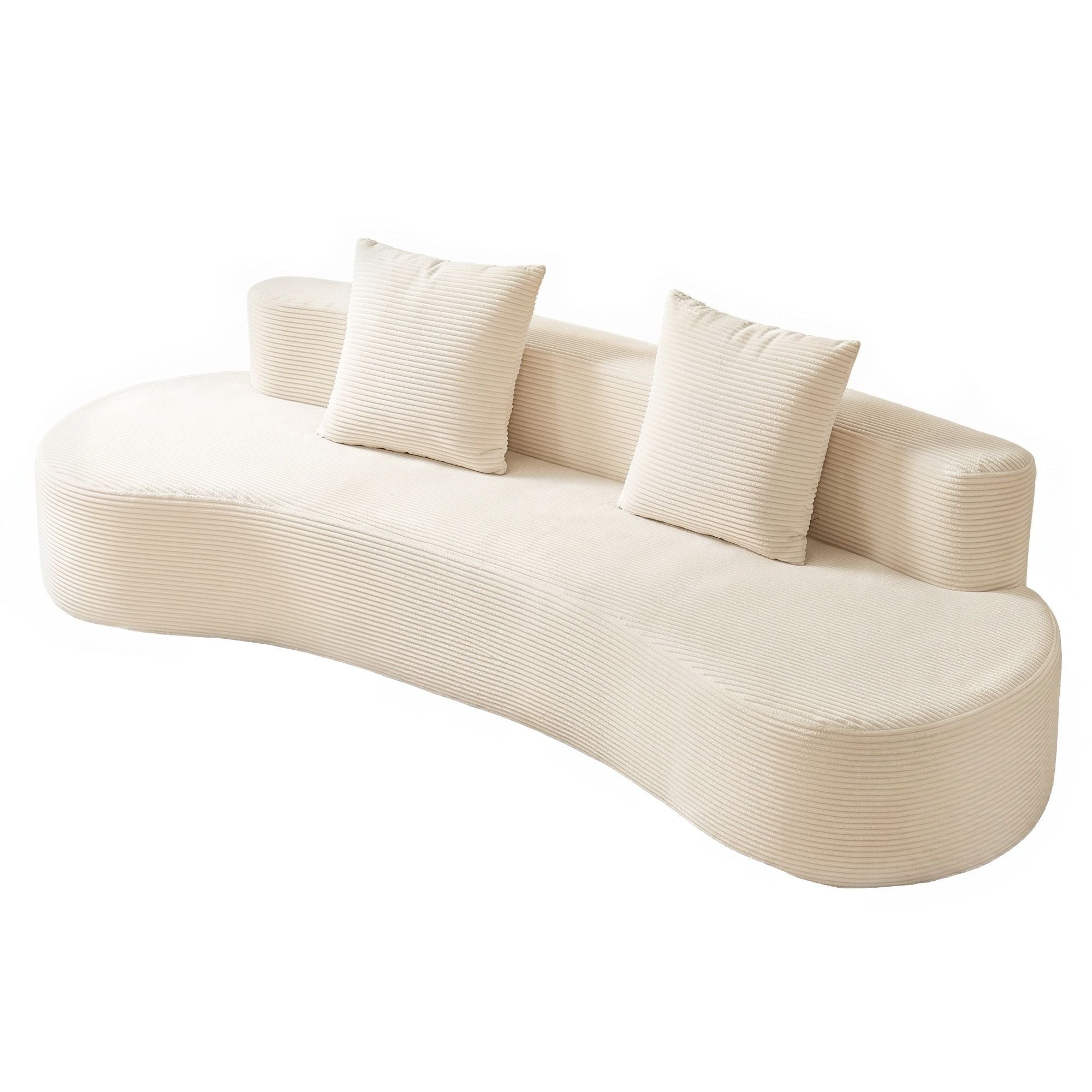 228cm Modular Sofa Bed Sectional Boneless Couches for Living Room No Assembly Required - Furniture > Sofas > Sofas & Sofa Beds - Rivercity House & Home Co. (ABN 18 642 972 209) - Affordable Modern Furniture Australia