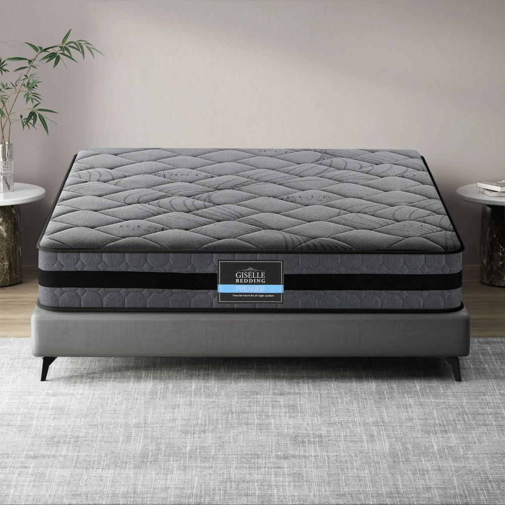 22cm Mattress Medium Firm King - Furniture > Mattresses > King Size Mattress - Rivercity House & Home Co. (ABN 18 642 972 209) - Affordable Modern Furniture Australia