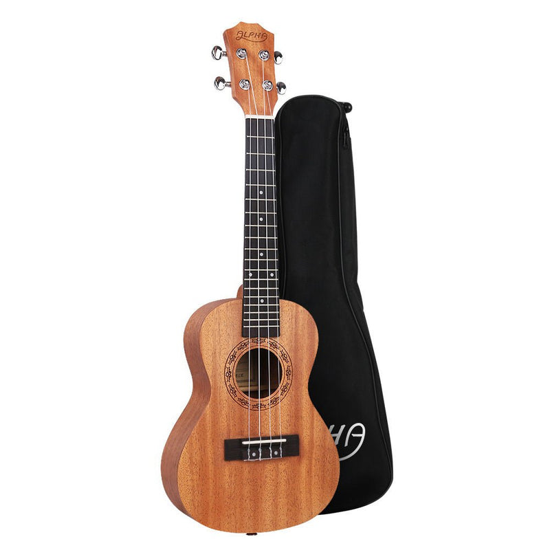 23Inch Ukulele Natural Mahogany Concert Beginner Gift w/ Carry Bag - Audio & Video > Musical Instrument & Accessories - Rivercity House & Home Co. (ABN 18 642 972 209) - Affordable Modern Furniture Australia