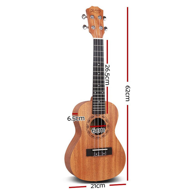 23Inch Ukulele Natural Mahogany Concert Beginner Gift w/ Carry Bag - Audio & Video > Musical Instrument & Accessories - Rivercity House & Home Co. (ABN 18 642 972 209) - Affordable Modern Furniture Australia