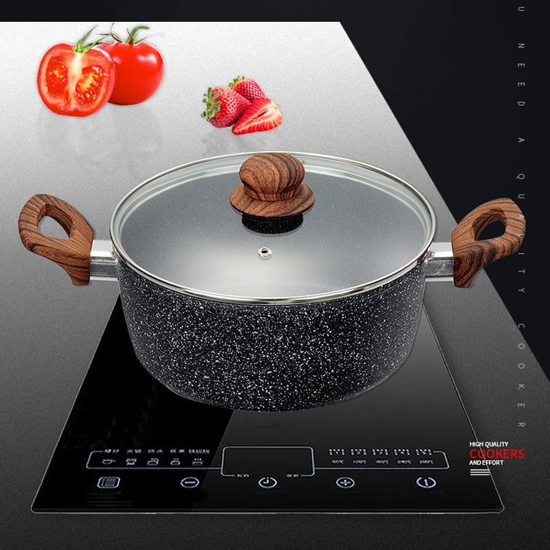 24cm Non - Stick Casserole Cookware Dish - Furniture > Dining > Buffets & Sideboards - Rivercity House & Home Co. (ABN 18 642 972 209) - Affordable Modern Furniture Australia