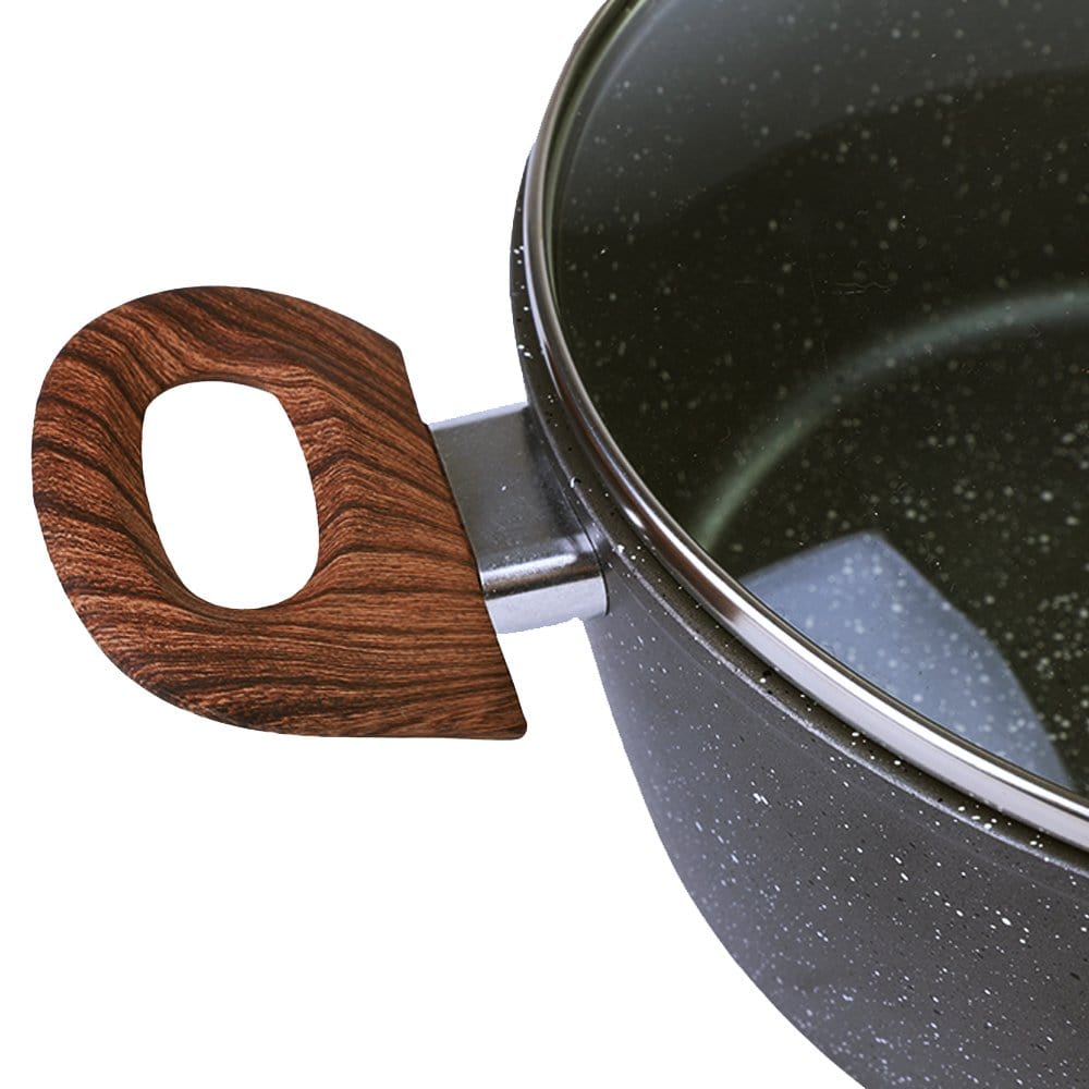 24cm Non - Stick Casserole Cookware Dish - Furniture > Dining > Buffets & Sideboards - Rivercity House & Home Co. (ABN 18 642 972 209) - Affordable Modern Furniture Australia