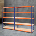 2.4m x 1.8m Garage Warehouse Pallet Storage Rack Shelving - Matt Black