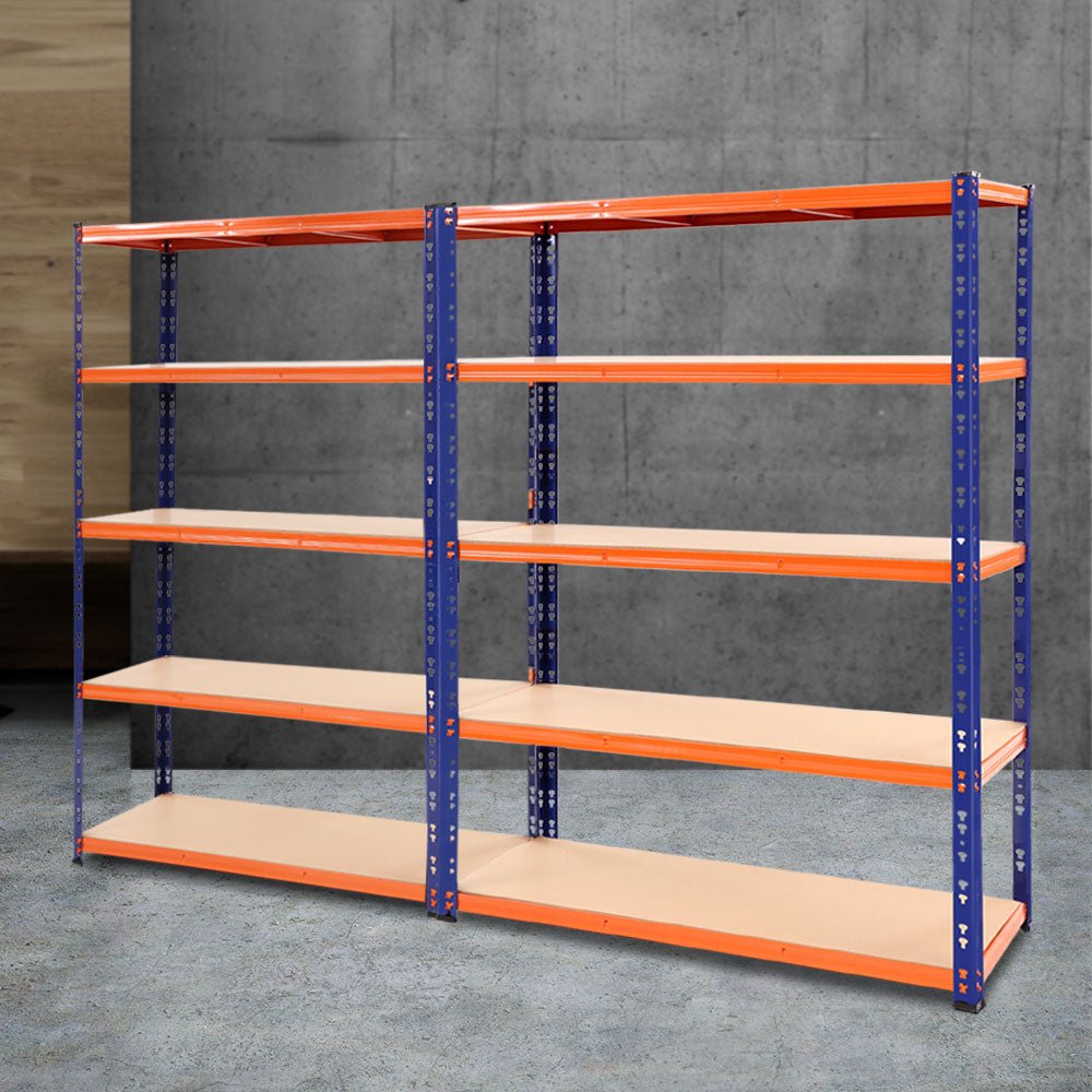 2.4Mx1.8M Garage Shelving Warehouse Rack Pallet Racking Storage Blue - Tools > Tools Storage > Wall Storage Racks - Rivercity House & Home Co. (ABN 18 642 972 209) - Affordable Modern Furniture Australia
