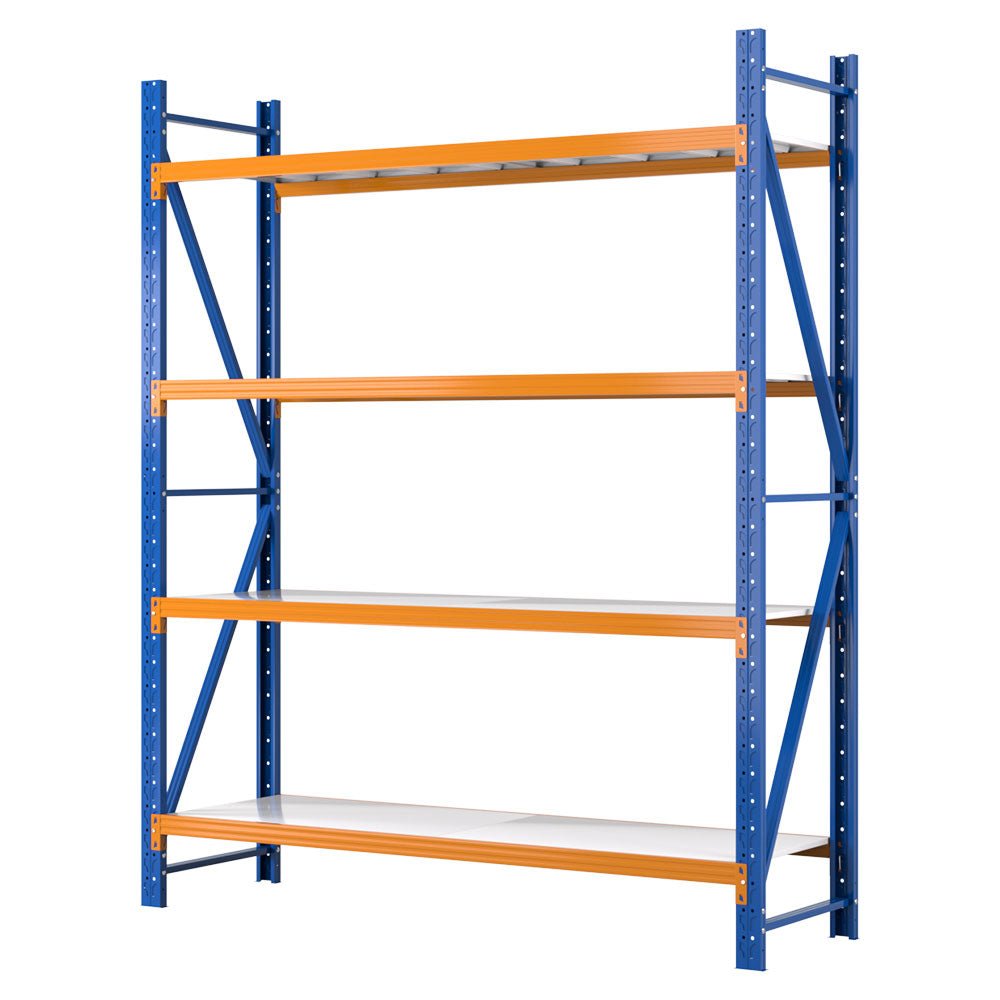 2.4Mx2M Garage Shelving Warehouse Rack Pallet Racking Storage Shelf Blue - Tools > Tools Storage > Wall Storage Racks - Rivercity House & Home Co. (ABN 18 642 972 209) - Affordable Modern Furniture Australia
