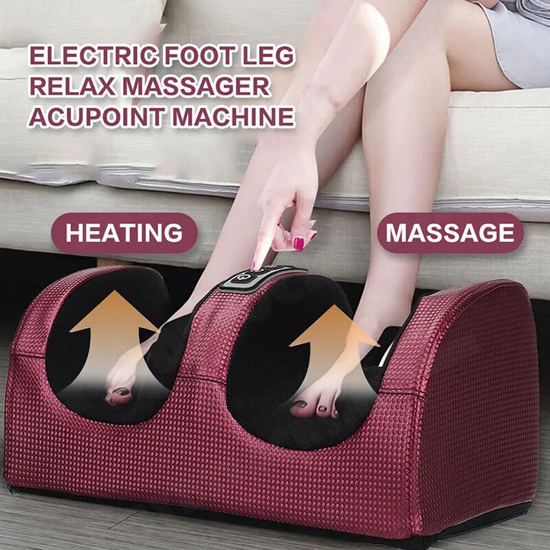 24W Electric Foot Massager with Infrared Therapy and Timer - AC Powered - Furniture > Bar Stools & Chairs > Massage Chairs - Rivercity House & Home Co. (ABN 18 642 972 209) - Affordable Modern Furniture Australia