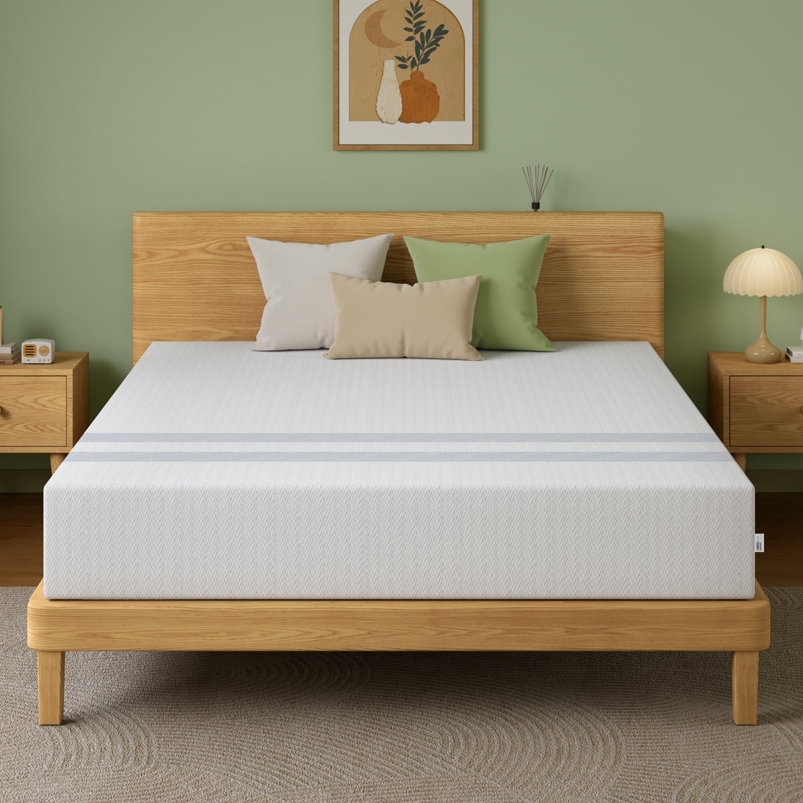 25cm Double Reversible Gel Memory Foam Mattress Medium & Firm - Furniture > Mattresses > Double Mattress - Rivercity House & Home Co. (ABN 18 642 972 209) - Affordable Modern Furniture Australia