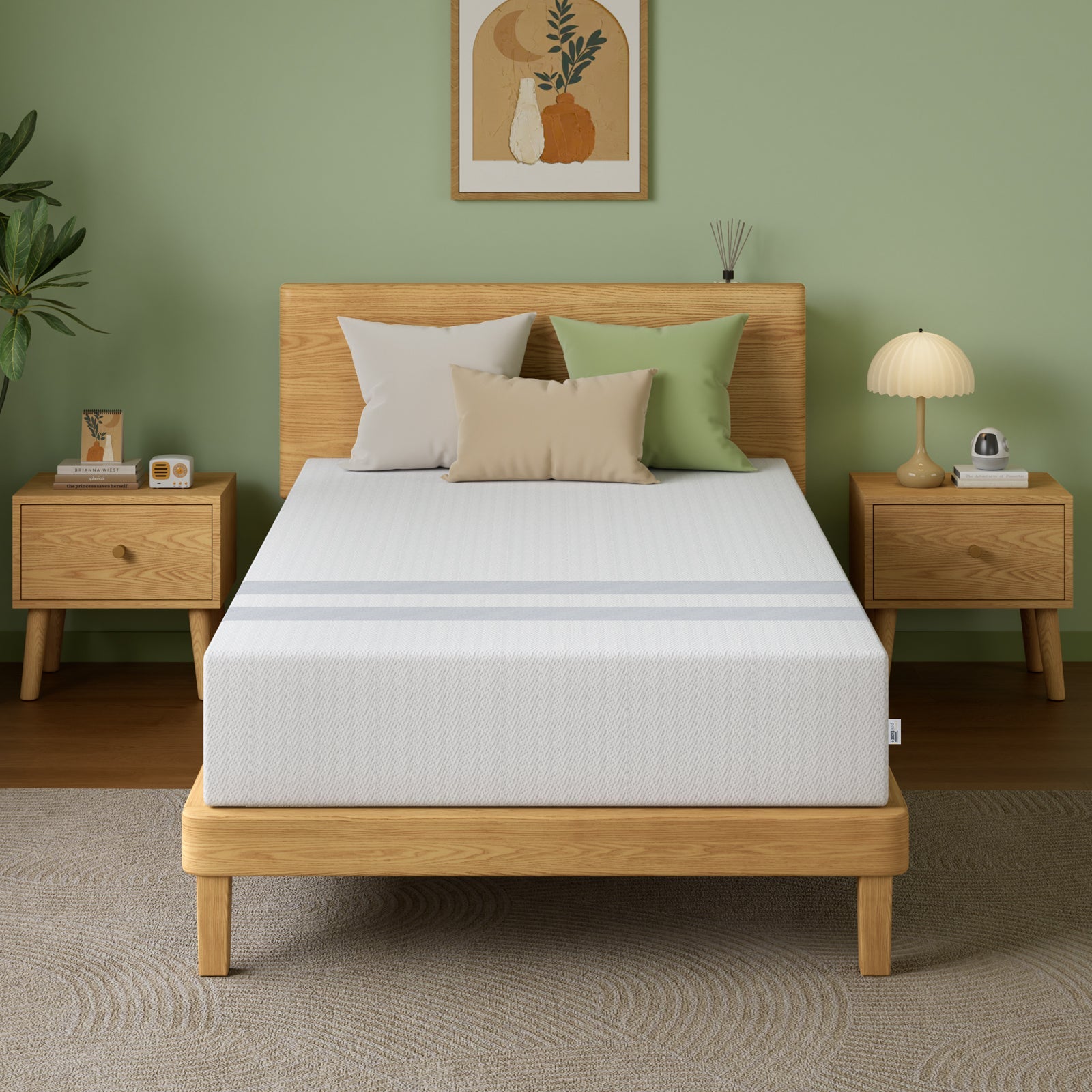 25cm King Single Reversible Gel Memory Foam Mattress Medium & Firm - Furniture > Mattresses > King Single Mattress - Rivercity House & Home Co. (ABN 18 642 972 209) - Affordable Modern Furniture Australia
