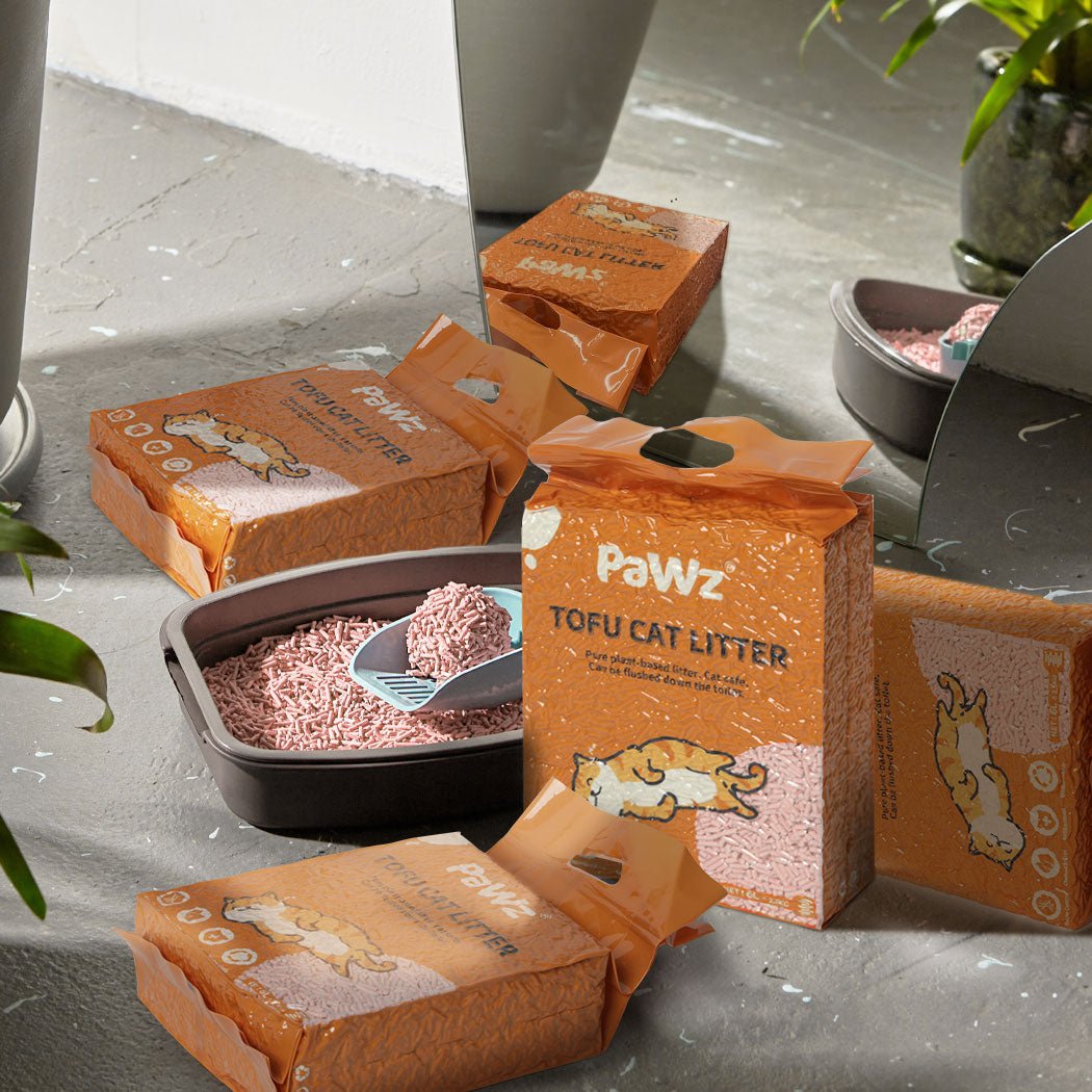2.5kg Clumping Tofu Cat Litter - Peach - Rivercity House & Home Co. (ABN 18 642 972 209) - Affordable Modern Furniture Australia