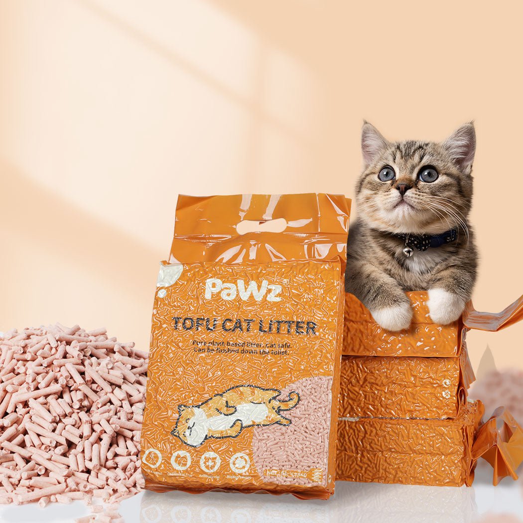 2.5kg Clumping Tofu Cat Litter - Peach - Rivercity House & Home Co. (ABN 18 642 972 209) - Affordable Modern Furniture Australia