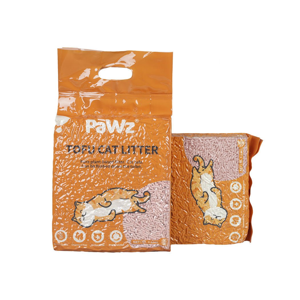2.5kg Clumping Tofu Cat Litter - Peach - Rivercity House & Home Co. (ABN 18 642 972 209) - Affordable Modern Furniture Australia