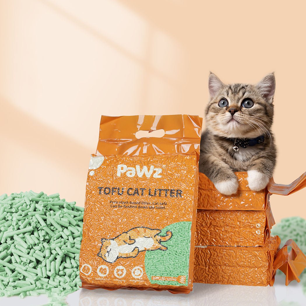 2.5kg Tofu Cat Litter Clumping Green Tea - 2 Bags - Rivercity House & Home Co. (ABN 18 642 972 209) - Affordable Modern Furniture Australia