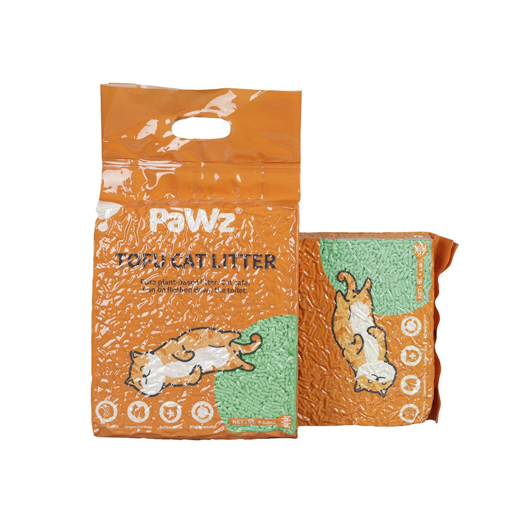 2.5kg Tofu Cat Litter Clumping Green Tea - 4 Pack - Rivercity House & Home Co. (ABN 18 642 972 209) - Affordable Modern Furniture Australia