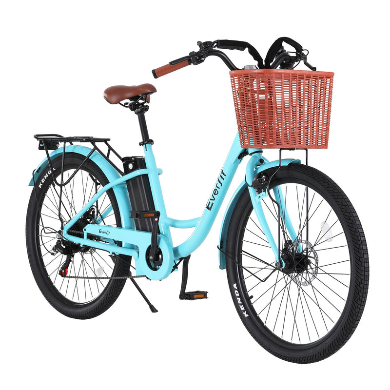 26" Electric Bike City Bicycle eBike e - Bike Commuter w/ Battery BL - Sports & Fitness > Bike Accessories - Rivercity House & Home Co. (ABN 18 642 972 209) - Affordable Modern Furniture Australia