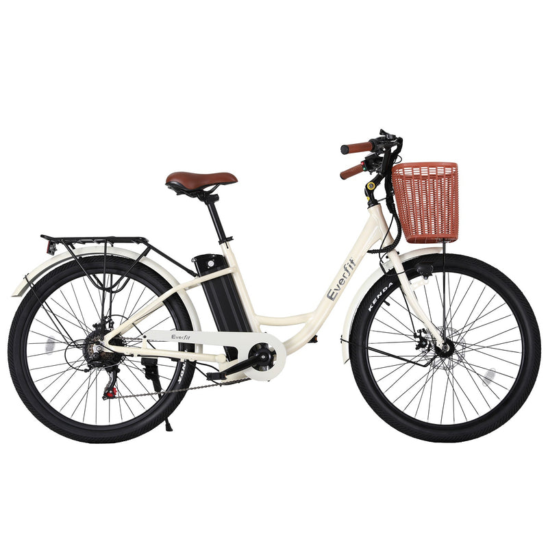 26" Electric Bike City Bicycle eBike e - Bike Commuter w/ Battery WH - Sports & Fitness > Bike Accessories - Rivercity House & Home Co. (ABN 18 642 972 209) - Affordable Modern Furniture Australia