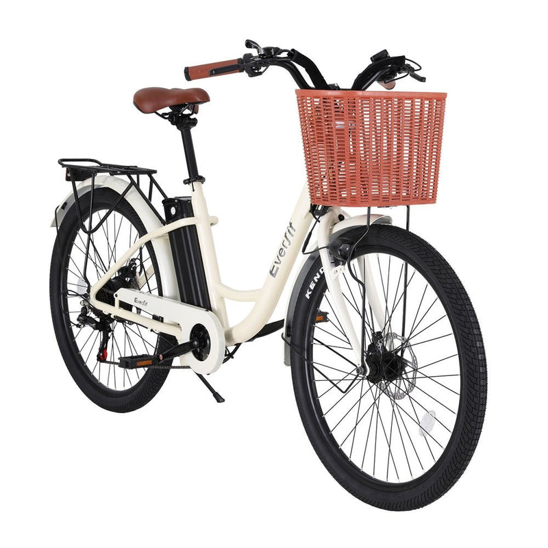 26" Electric Bike City Bicycle eBike e - Bike Commuter w/ Battery WH - Sports & Fitness > Bike Accessories - Rivercity House & Home Co. (ABN 18 642 972 209) - Affordable Modern Furniture Australia