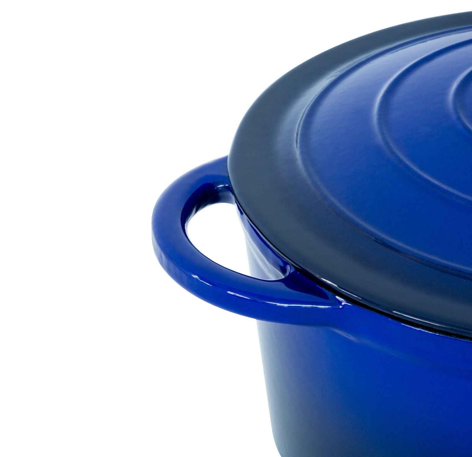 26cm Enamelled Cast Iron French Oven Casserole (4.7L) - Blue - Home & Garden > Kitchenware > Skillets & Frying Pans - Rivercity House & Home Co. (ABN 18 642 972 209) - Affordable Modern Furniture Australia
