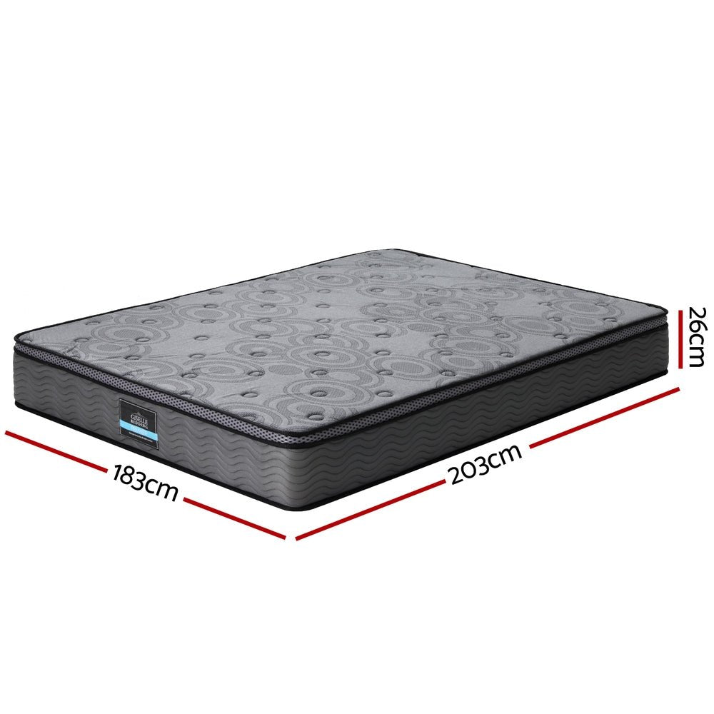 26cm Mattress Bed King - Furniture > Mattresses > King Size Mattress - Rivercity House & Home Co. (ABN 18 642 972 209) - Affordable Modern Furniture Australia