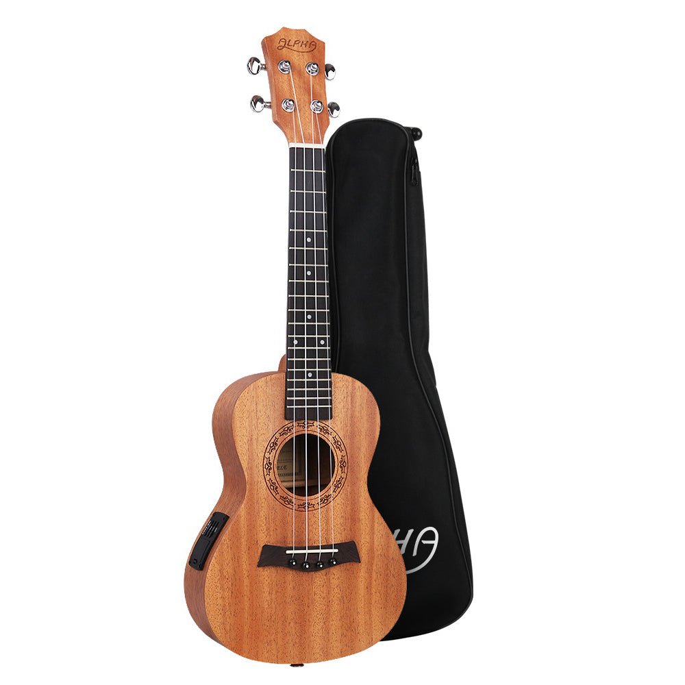 26Inch Ukulele Equaliser Natural Mahogany Tenor Beginner Gift w/ Bag - Audio & Video > Musical Instrument & Accessories - Rivercity House & Home Co. (ABN 18 642 972 209) - Affordable Modern Furniture Australia