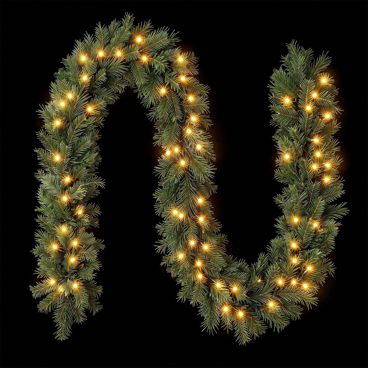 2.7M Christmas Garland 8 Mode LED Lights Timing 200Tips Xmas Decor - Occasions > Christmas > Christmas Wreaths & Garlands - Rivercity House & Home Co. (ABN 18 642 972 209) - Affordable Modern Furniture Australia