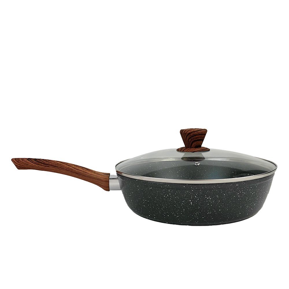 28cm PFOA Free Non - Stick Saute Pan with Lid - Home & Garden > Kitchenware > Skillets & Frying Pans - Rivercity House & Home Co. (ABN 18 642 972 209) - Affordable Modern Furniture Australia