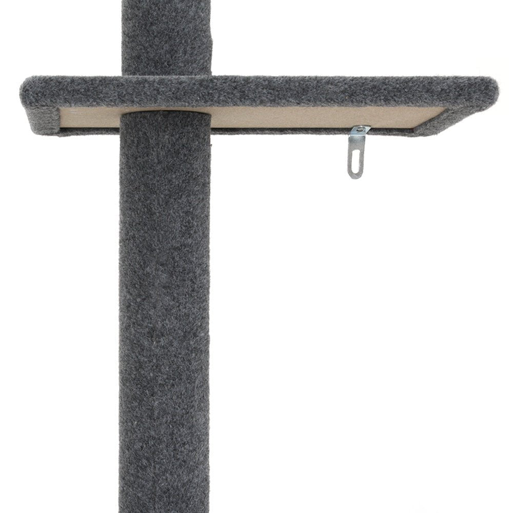 290cm Floor-to-Ceiling Cat Tree Tower with Scratching Posts and Beds - Grey - Pet Care > Cat Supplies > Cat Scratching Posts - Rivercity House & Home Co. (ABN 18 642 972 209) - Affordable Modern Furniture Australia