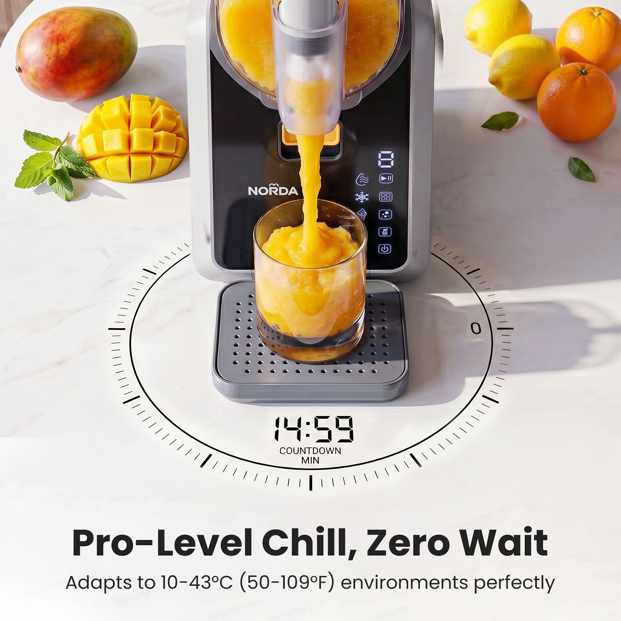 2L Slushie Machine Frozen Drink Maker Slushy Ice Cream Maker No Ice Compressor Touchscreen for Home BBQ Party - Appliances > Kitchen Appliances > Ice Makers - Rivercity House & Home Co. (ABN 18 642 972 209) - Affordable Modern Furniture Australia