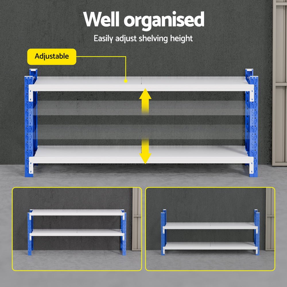 2Mx0.9M Warehouse Shelving Garage Rack - Tools > Tools Storage > Wall Storage Racks - Rivercity House & Home Co. (ABN 18 642 972 209) - Affordable Modern Furniture Australia