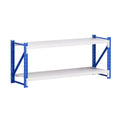 2m x 0.9m Warehouse Storage Shelving Rack - Blue Grey