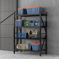 2Mx1.5M Garage Storage Shelving Rack with 200kg Capacity per Shelf - Black