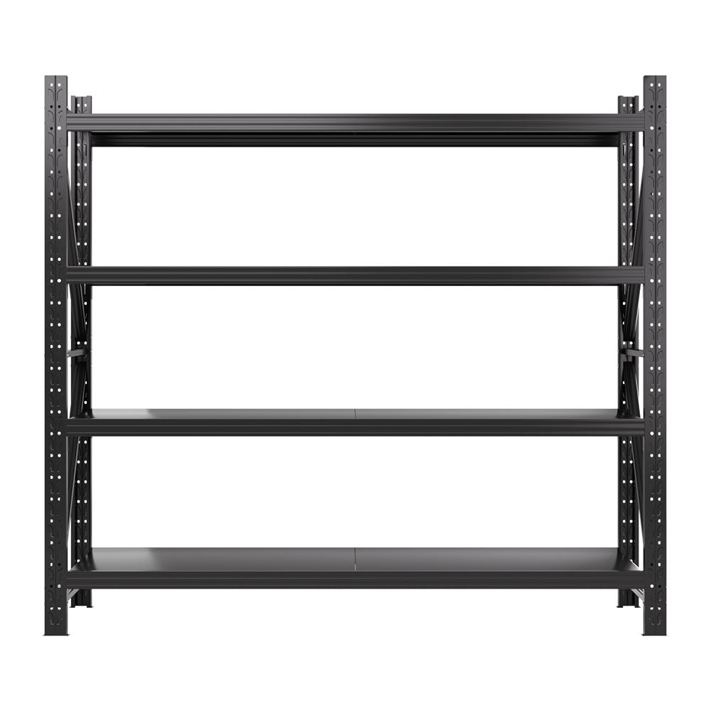 2Mx1.8M Garage Shelving Warehouse Rack Pallet Racking Storage Shelf Black - Tools > Tools Storage > Wall Storage Racks - Rivercity House & Home Co. (ABN 18 642 972 209) - Affordable Modern Furniture Australia
