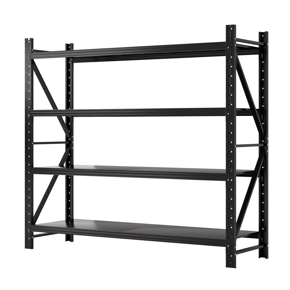 2Mx1.8M Garage Shelving Warehouse Rack Pallet Racking Storage Shelf Black - Tools > Tools Storage > Wall Storage Racks - Rivercity House & Home Co. (ABN 18 642 972 209) - Affordable Modern Furniture Australia