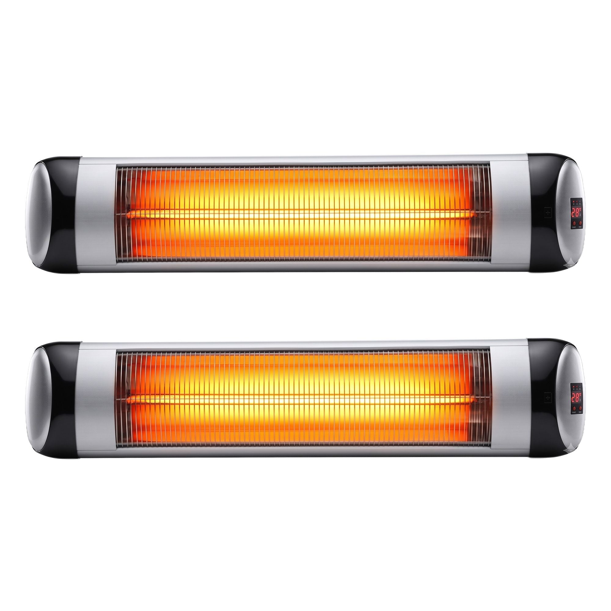2PCS Electric Radiant Strip Heater Outdoor Indoor Patio Infrared Heaters 2000W - Appliances > Heaters > Patio Heaters - Rivercity House & Home Co. (ABN 18 642 972 209) - Affordable Modern Furniture Australia