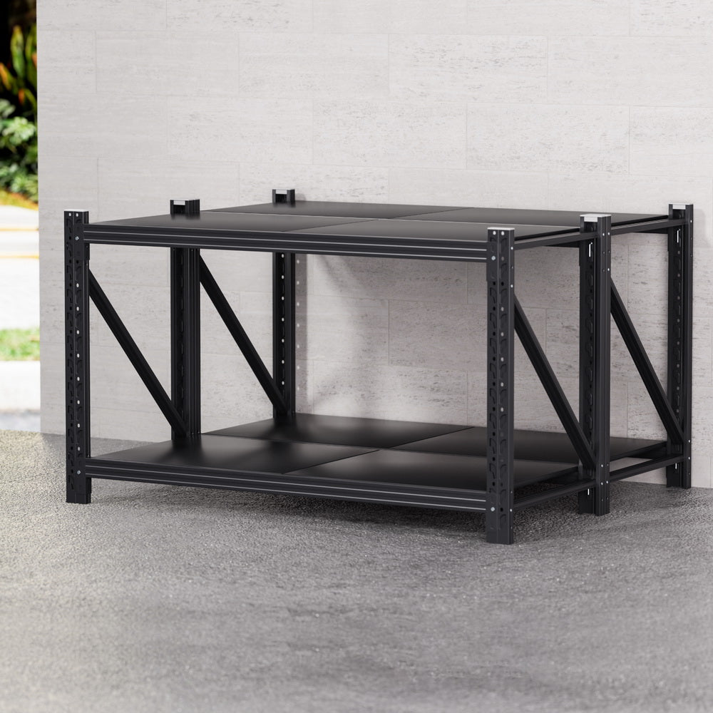2x 0.9M Garage Shelving Workbench Warehouse Rack - Tools > Tools Storage > Wall Storage Racks - Rivercity House & Home Co. (ABN 18 642 972 209) - Affordable Modern Furniture Australia