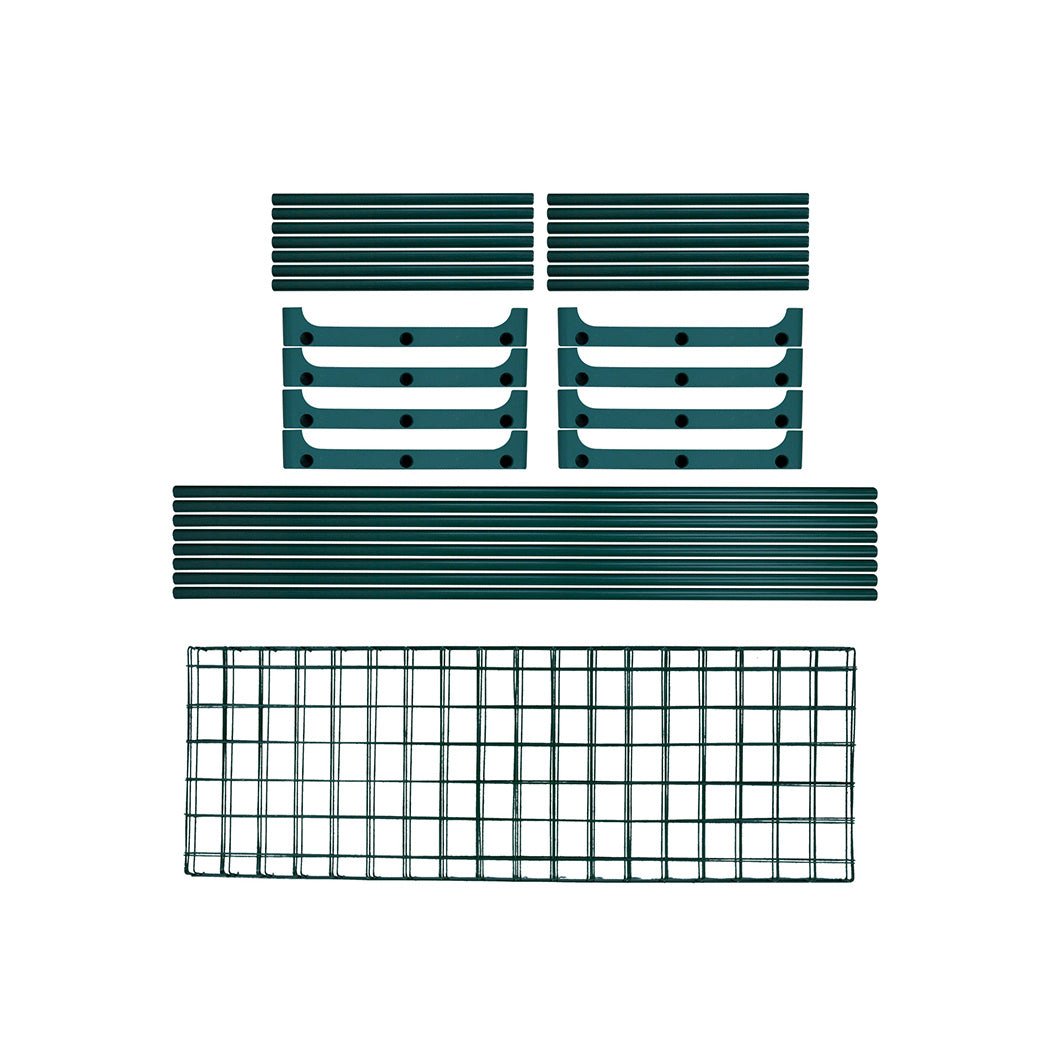 2x 4 Tier Metal Plant Stand Shelves - Dark Green - Rivercity House & Home Co. (ABN 18 642 972 209) - Affordable Modern Furniture Australia