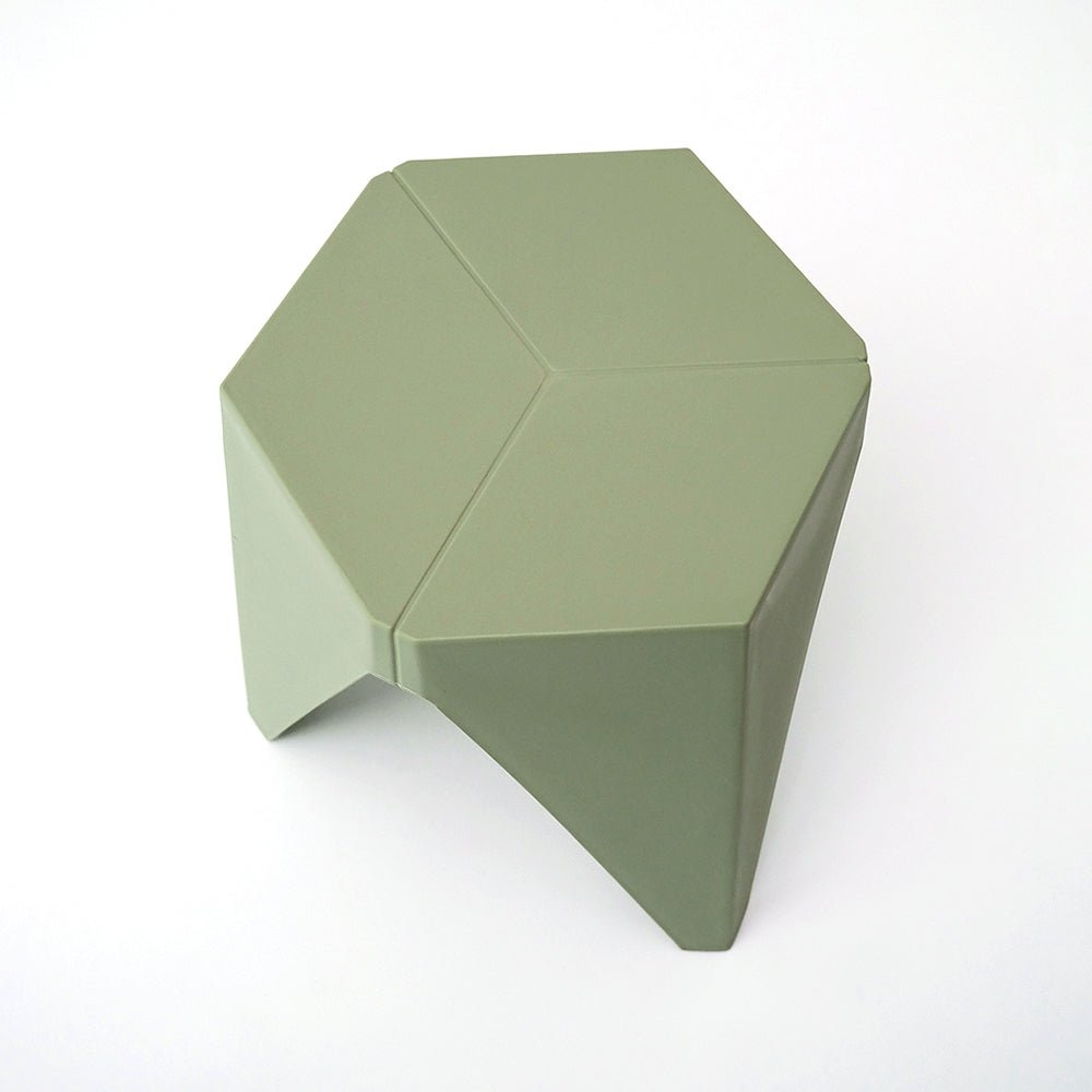 2x Bar Stools Puzzle Plastic Foot Stool Green - Furniture > Bar Stools & Chairs > Table & Bar Stools - Rivercity House & Home Co. (ABN 18 642 972 209) - Affordable Modern Furniture Australia