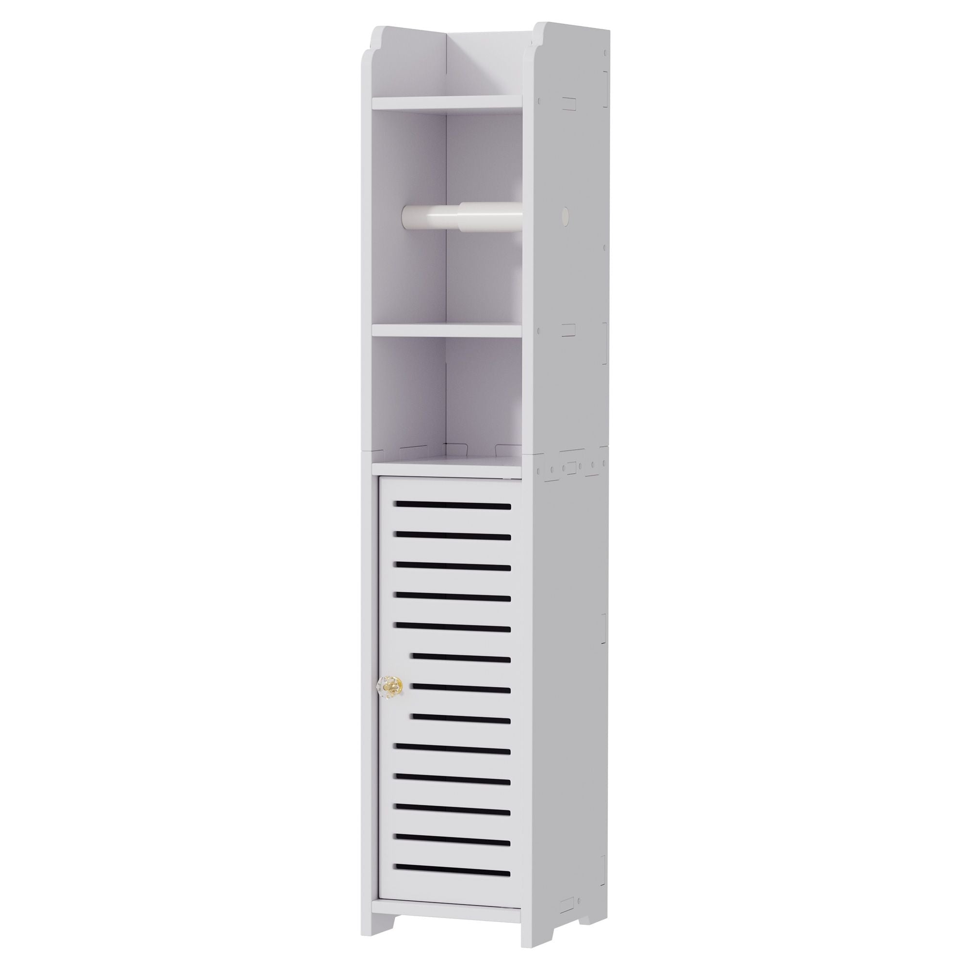2X Bathroom Cabinet Toilet Roll Holder 76cm - Furniture > Bathroom > Bathroom Cabinets, Cupboards & Storage - Rivercity House & Home Co. (ABN 18 642 972 209) - Affordable Modern Furniture Australia