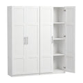2x Buffet Sideboard Cabinet Pantry Hutch Kitchen Storage Organiser White