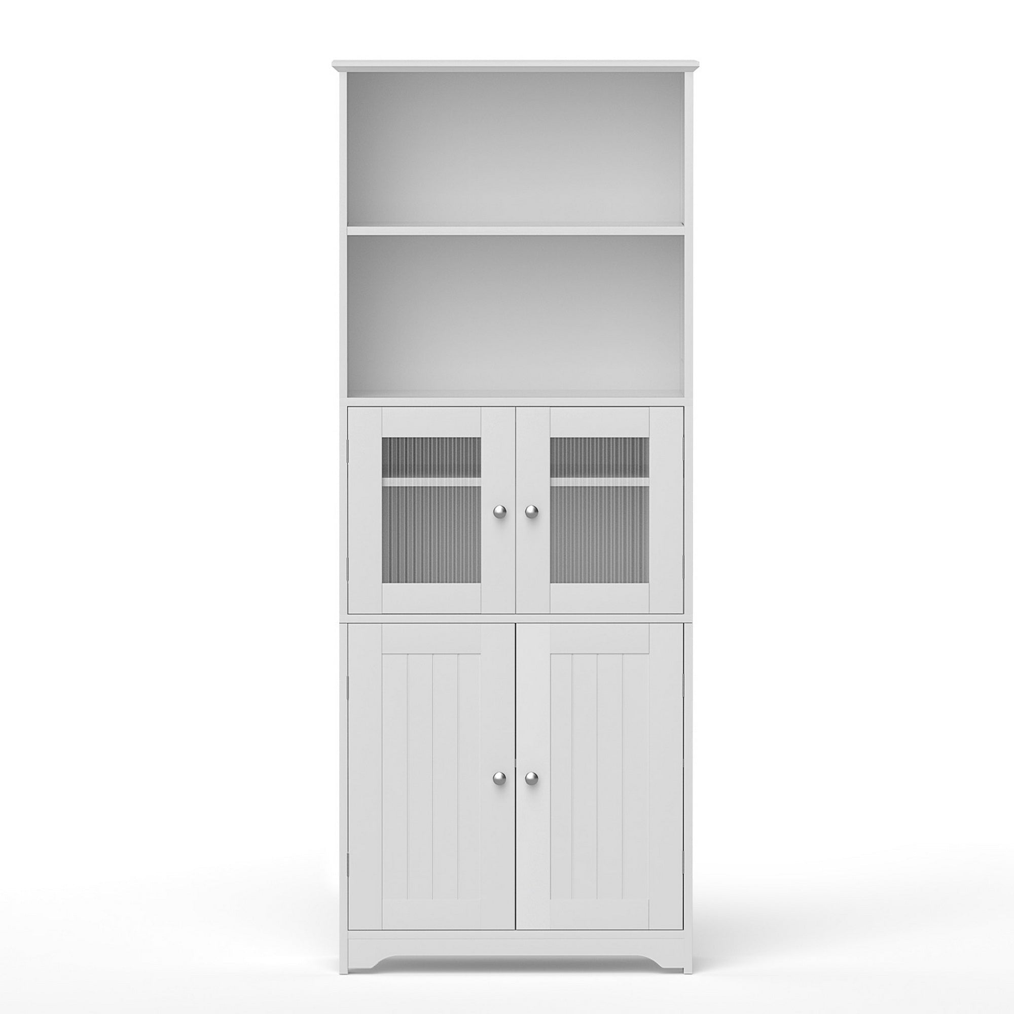 2x Buffet Sideboard Cabinet Pantry Kitchen Bathroom Storage Cupboard - Furniture > Dining > Buffets & Sideboards - Rivercity House & Home Co. (ABN 18 642 972 209) - Affordable Modern Furniture Australia