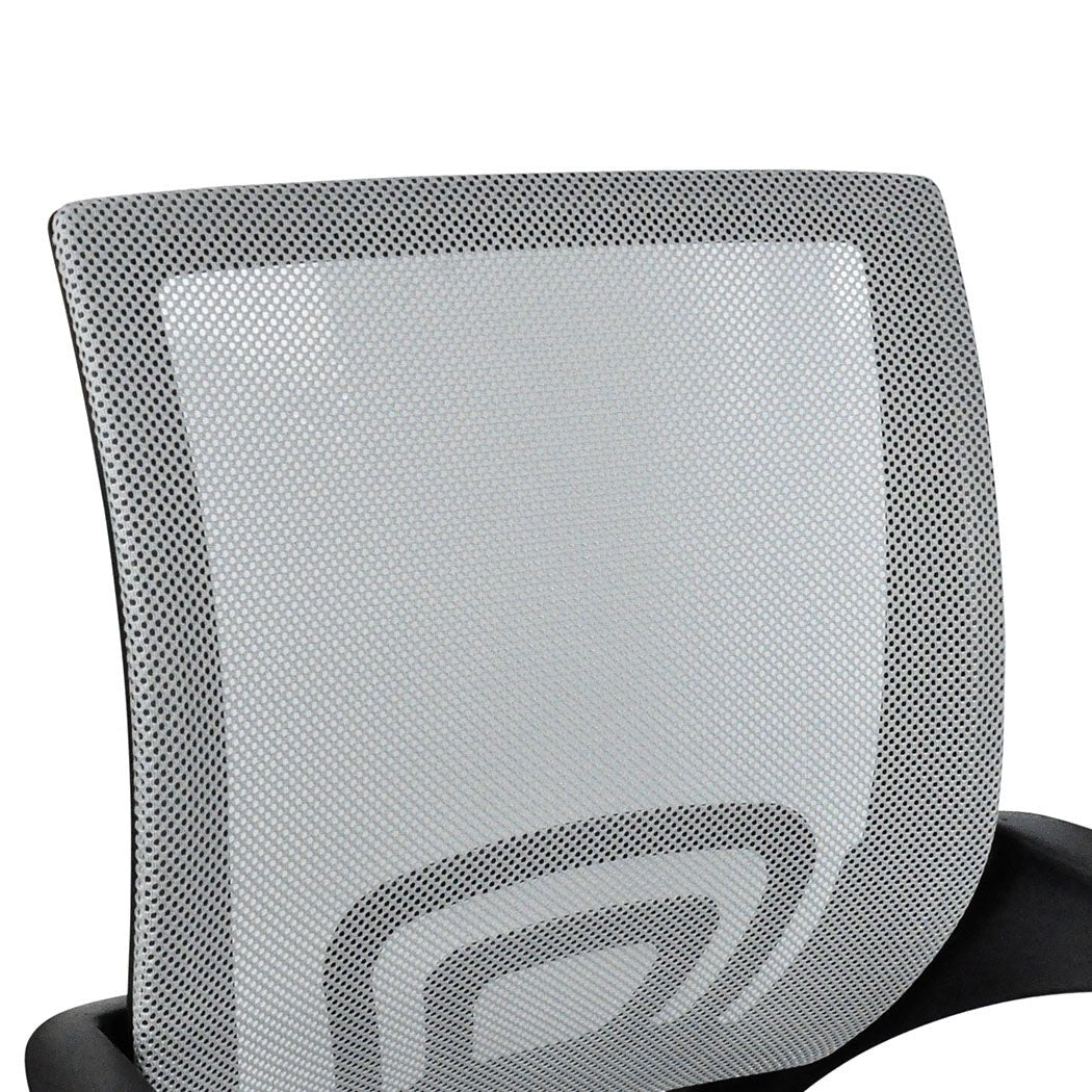 2x Ergonomic Office Gaming Computer Chairs - Grey - Rivercity House & Home Co. (ABN 18 642 972 209) - Affordable Modern Furniture Australia