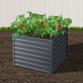 2x Garden Bed 100x100x77cm Planter Box Raised Container Galvanised