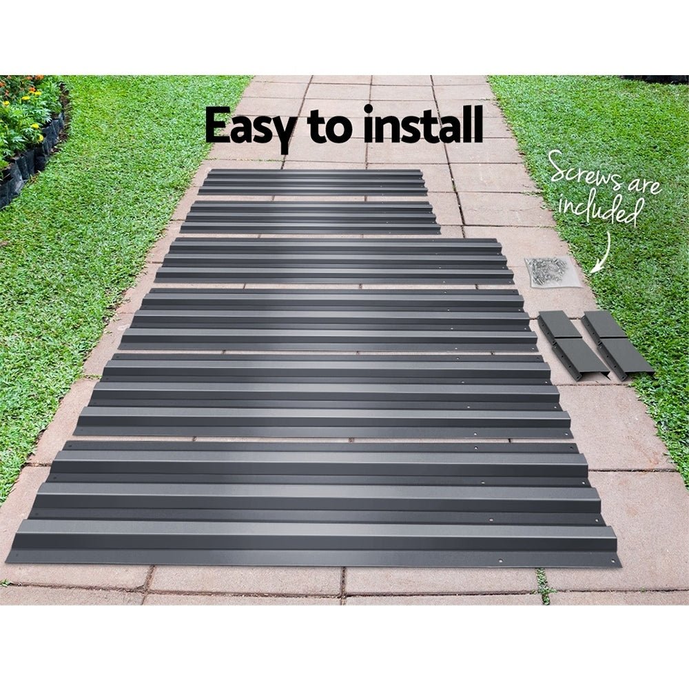 2x Garden Bed 120x90cm Planter Box Raised Container Galvanised Herb - Home & Garden > Garden Beds > Garden Beds & Planters - Rivercity House & Home Co. (ABN 18 642 972 209) - Affordable Modern Furniture Australia