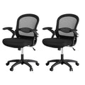 Set of 2 Mesh Office Chair Computer Gaming Desk Chairs Work Study Mid Back