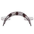 2X Metal 3-Tier Plant Stand for Indoor Outdoor Use - Bronze
