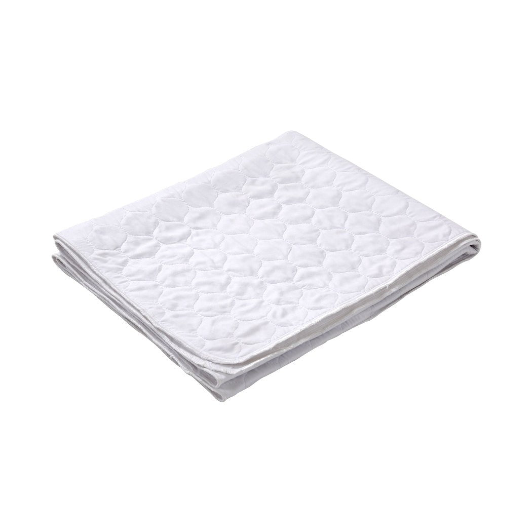 2x Single Waterproof Bed Pad Protector - White - Rivercity House & Home Co. (ABN 18 642 972 209) - Affordable Modern Furniture Australia