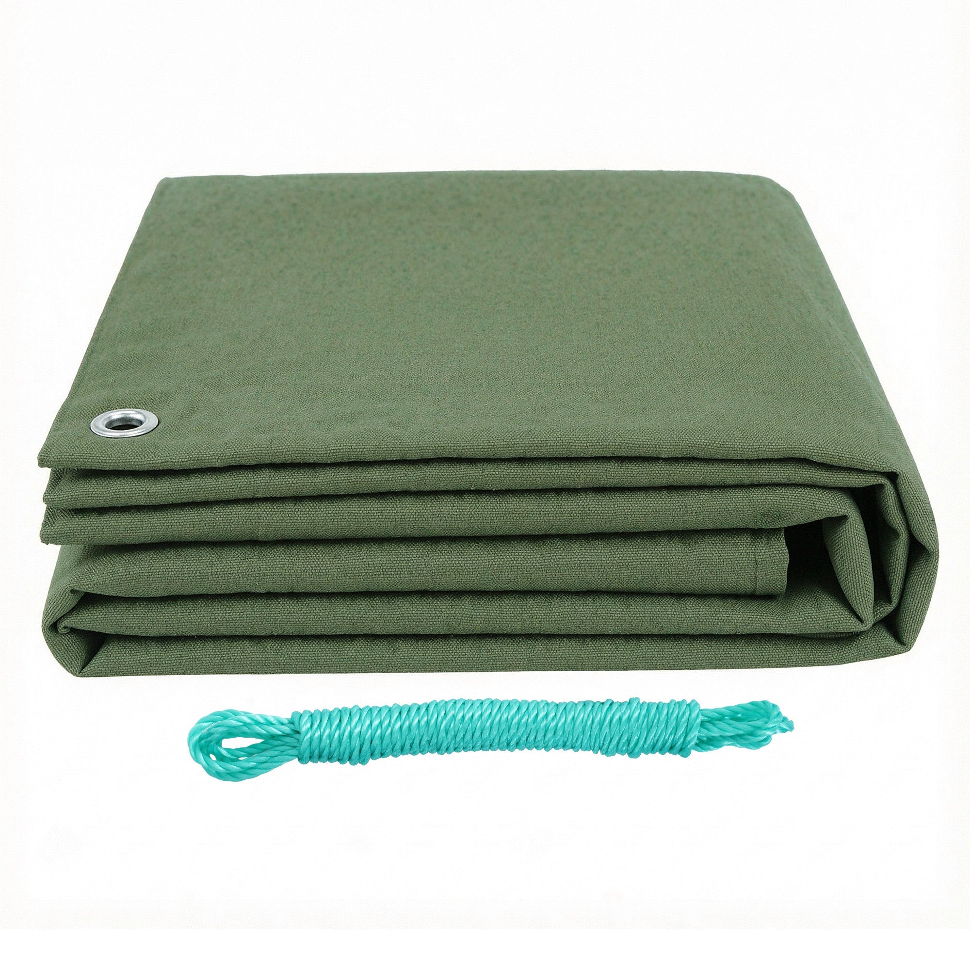 2x3m Tarp Tarpaulin 600GSM Camping Canvas Heavy Duty Water Resistant - Outdoor Recreation > Camping > Caravan Accessories - Rivercity House & Home Co. (ABN 18 642 972 209) - Affordable Modern Furniture Australia