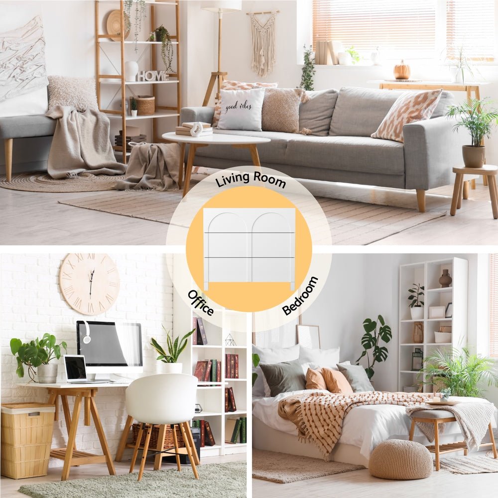 3 Chest of Drawers Lowboy Dresser Cabinet White - Furniture > Bedroom > Dressers - Rivercity House & Home Co. (ABN 18 642 972 209) - Affordable Modern Furniture Australia